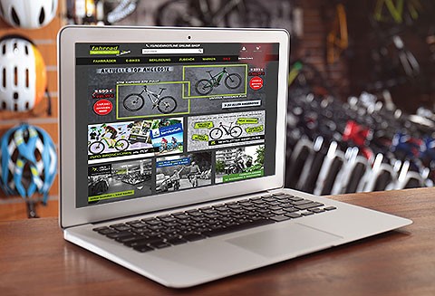 Online Shop Fahrradlagerverkauf von Zweirad Joos